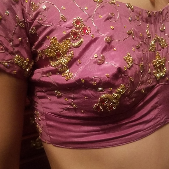Rare custom belly dance ethnic top - Picture 4 of 5